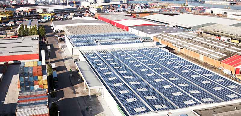 Yingli Solar-Commercial Project in Antwerp Belgium